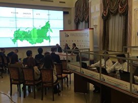 Работа ситуационного центра в Общественной палате РФ