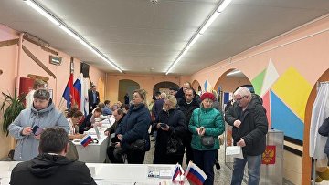Более 200 граждан РФ, проживающих в Эстонии, проголосовали в приграничном Ивангороде