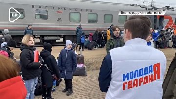 Волонтеры МГЕР помогают отправлять детей из Белгородской области в оздоровительные лагеря